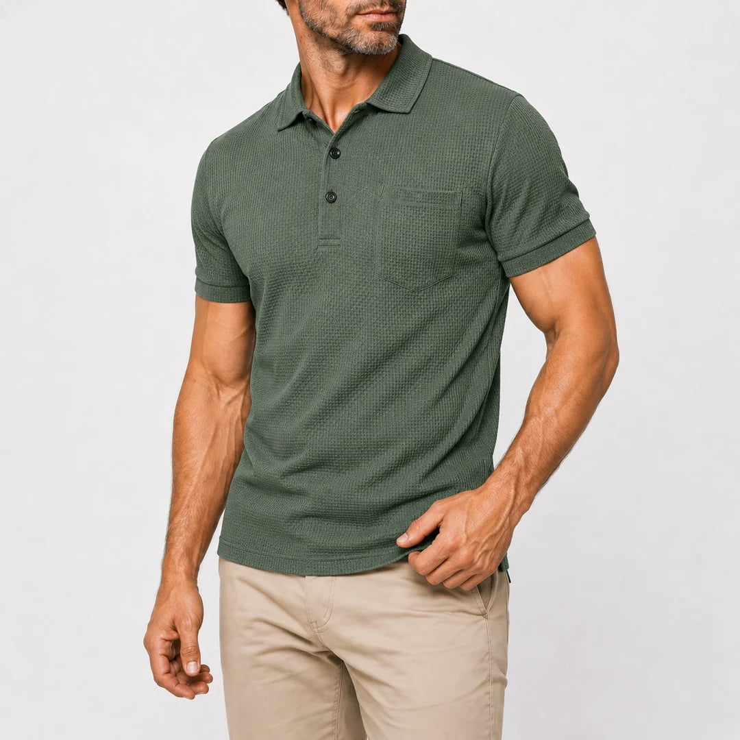 Playera Polo con Bolsillo para Hombre