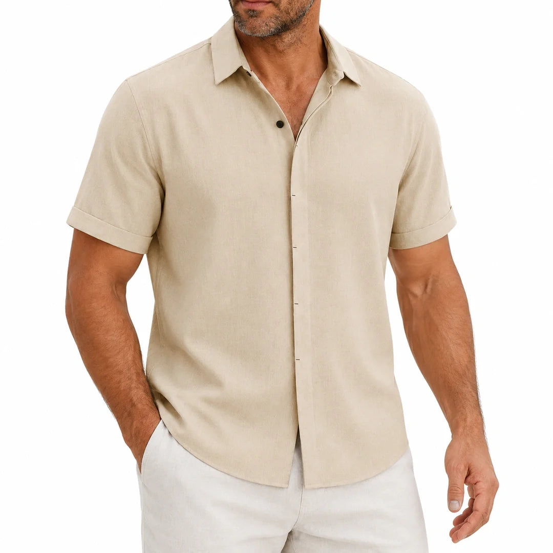 Camisa Manga Corta Relajada de Verano