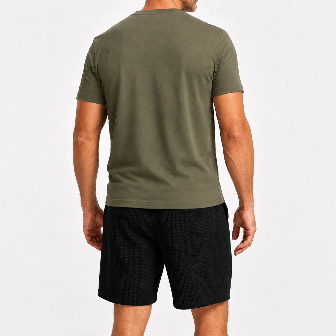 Short Casual de Tejido Waffle para Hombre