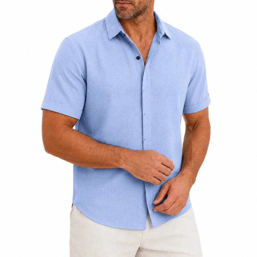 Camisa Manga Corta Relajada de Verano