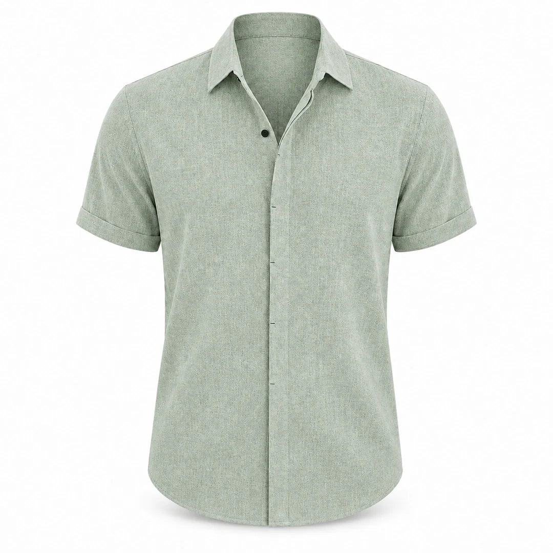Camisa Manga Corta Relajada de Verano