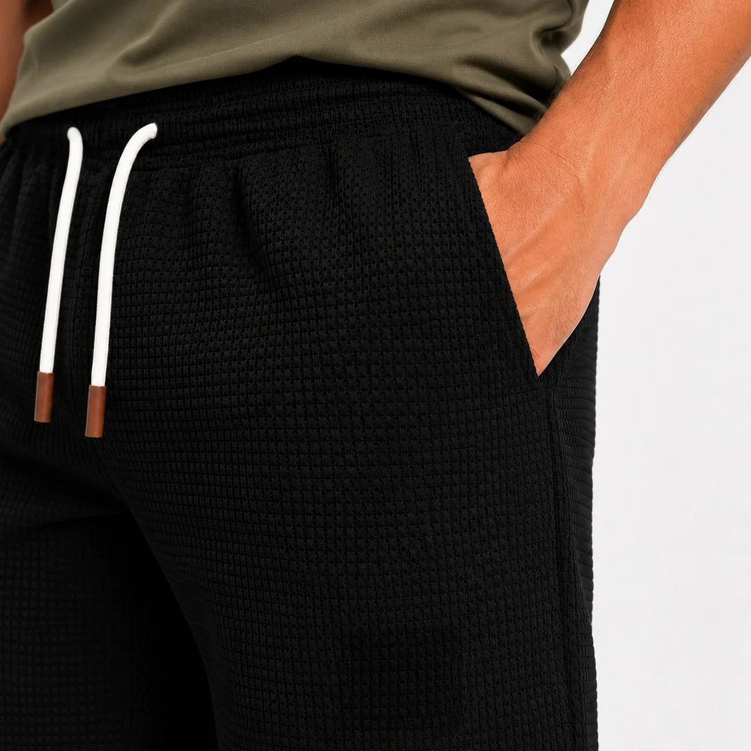 Short Casual de Tejido Waffle para Hombre