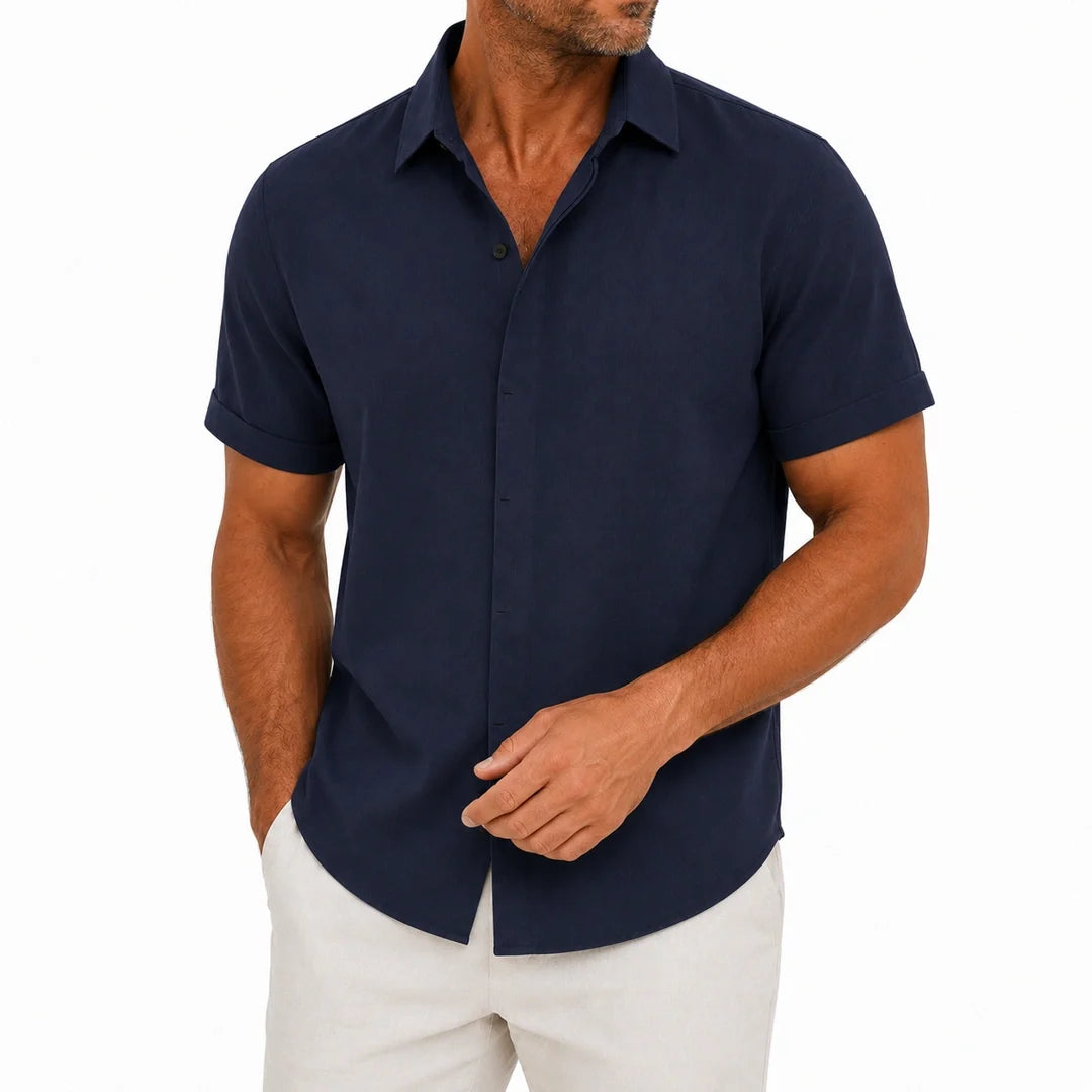 Camisa Manga Corta Relajada de Verano