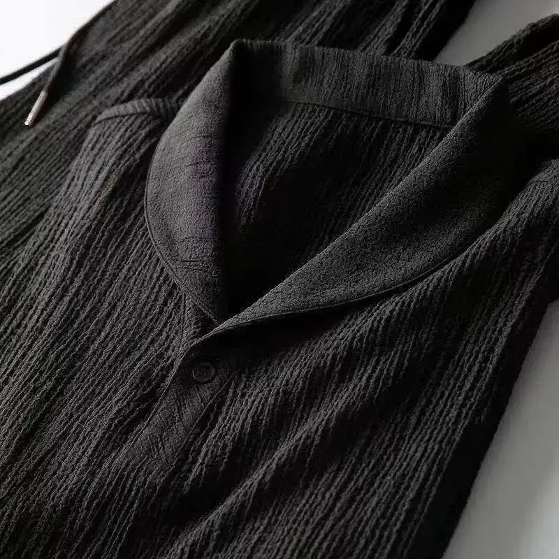 Set de Camisa y Pantalón de Algodón para Hombre