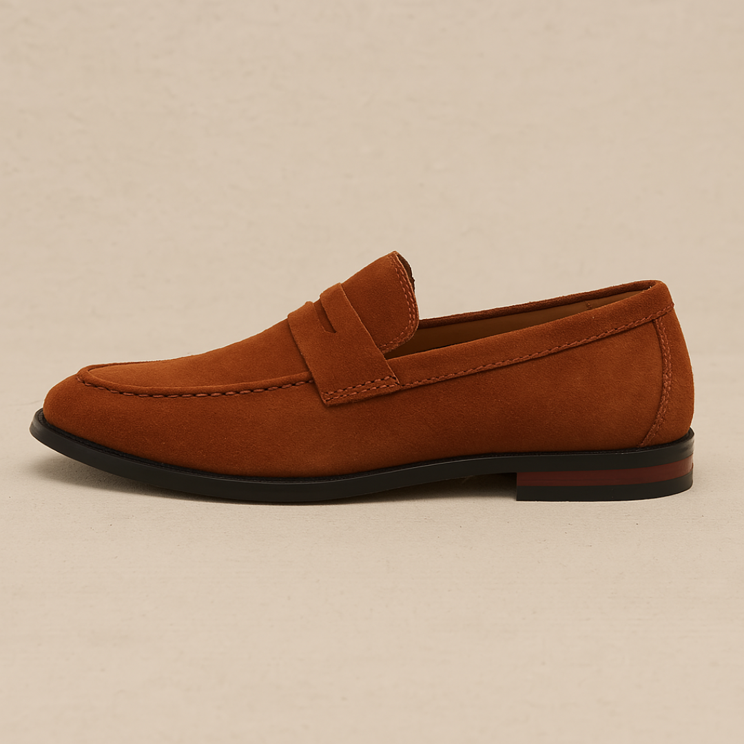Mocasines de Gamuza con Correa para Hombre