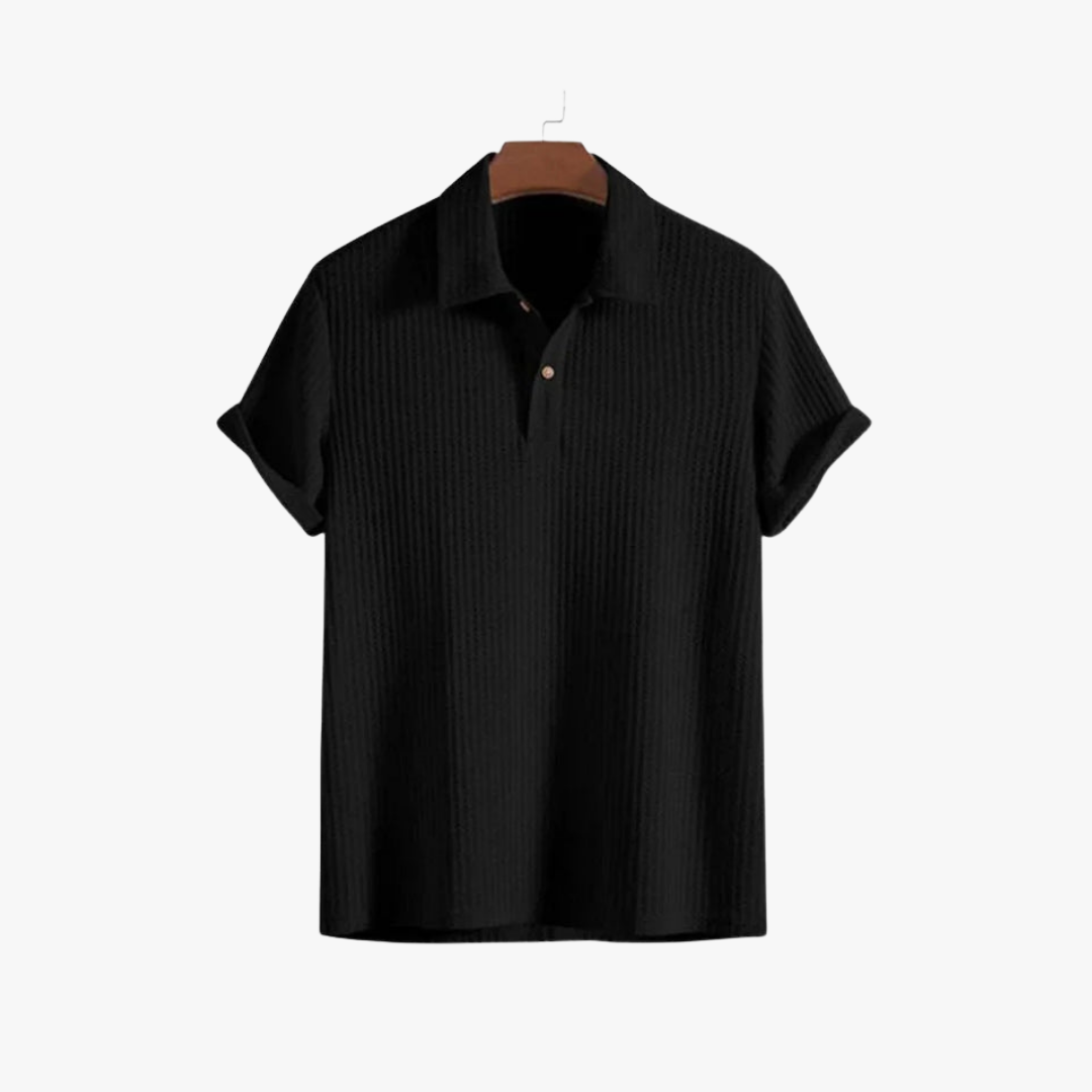 Polo de Punto Waffle para Hombre