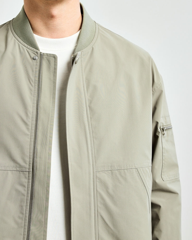 Chamarra Bomber Minimalista para Hombre