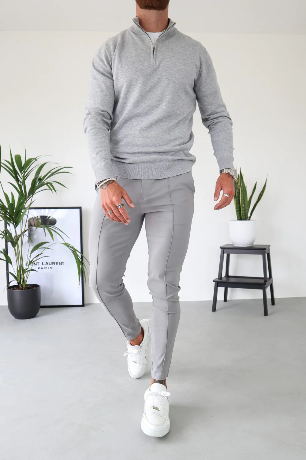 Suéter Half-Zip Versátil para Hombre