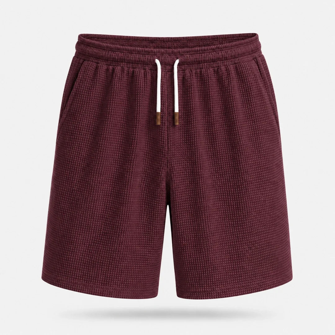 Short Casual de Tejido Waffle para Hombre