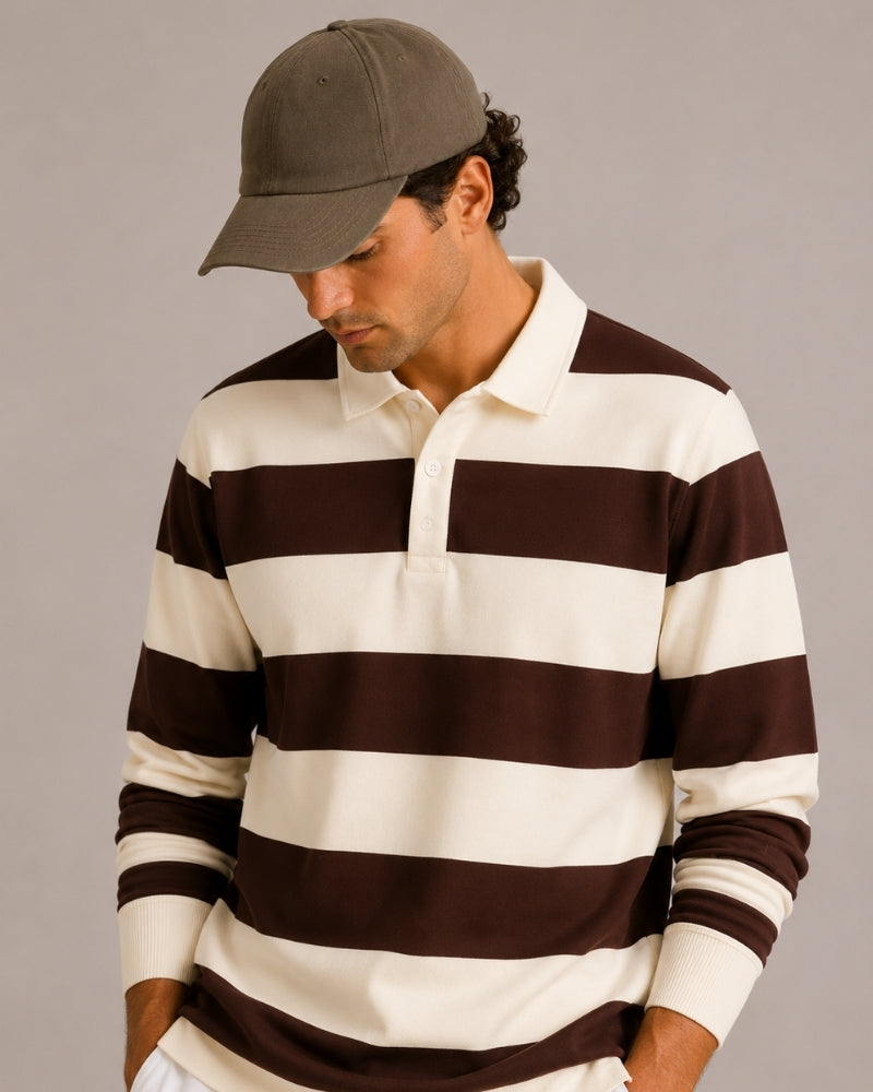 Polo Rugby de Rayas para Hombre