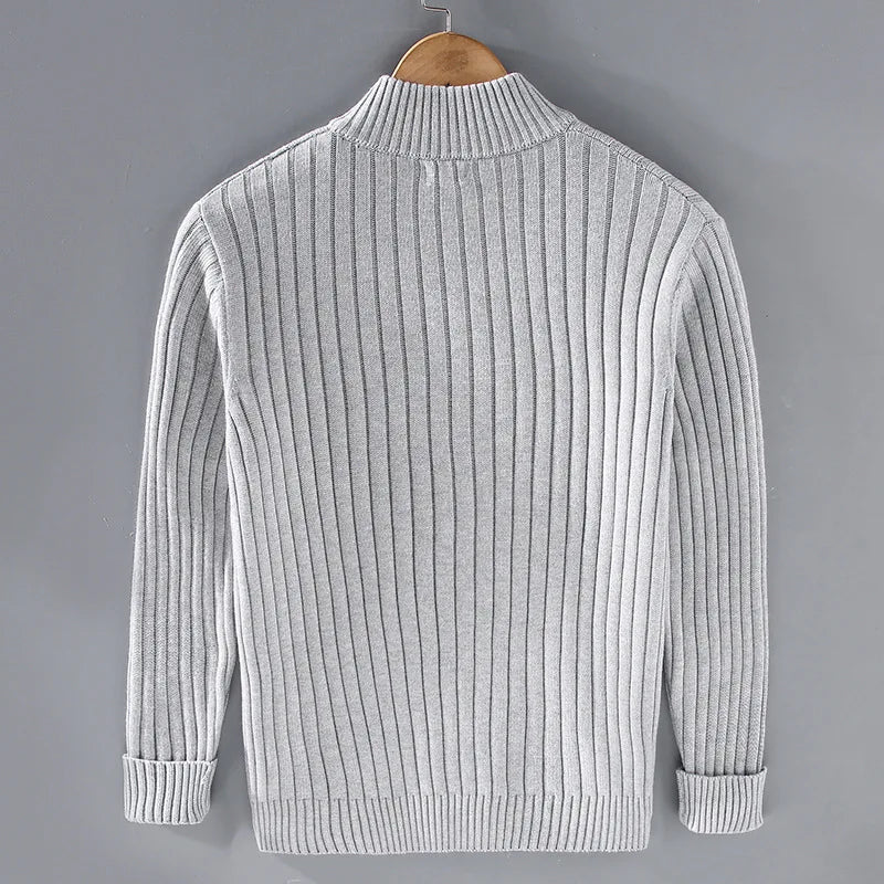 Chaqueta de Punto Acanalada para Hombre