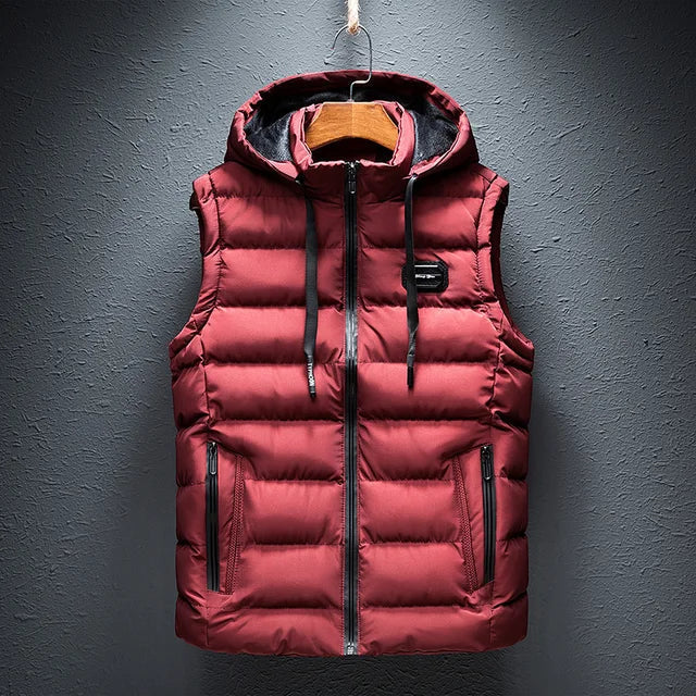 Chaleco con Capucha para Hombre
