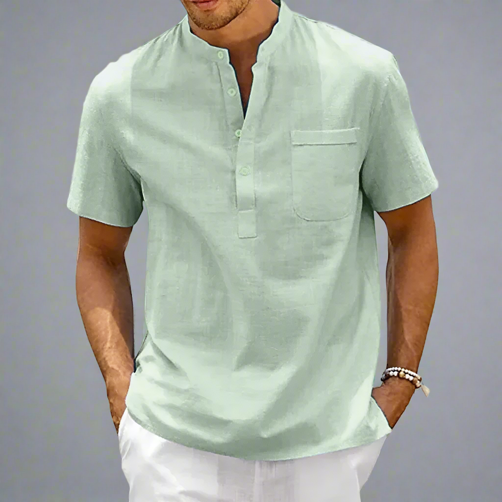 Camisa de Lino 100% para Hombre