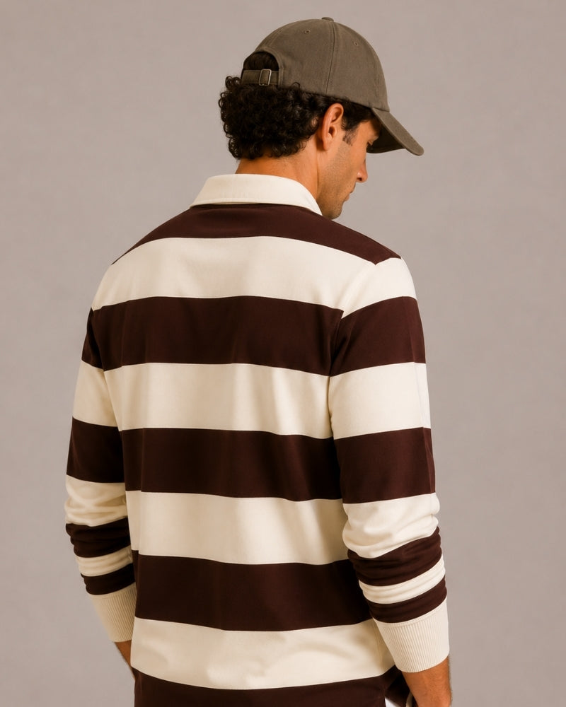 Polo Rugby de Rayas para Hombre
