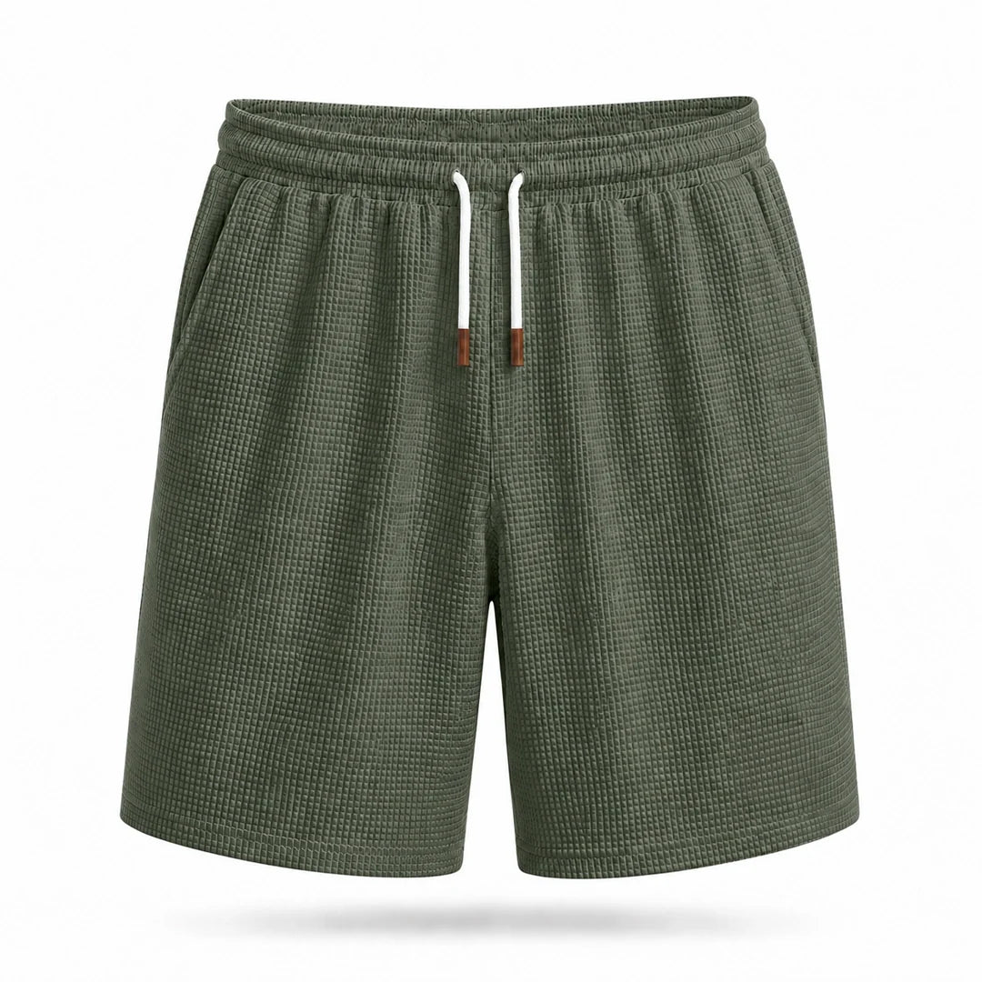 Short Casual de Tejido Waffle para Hombre