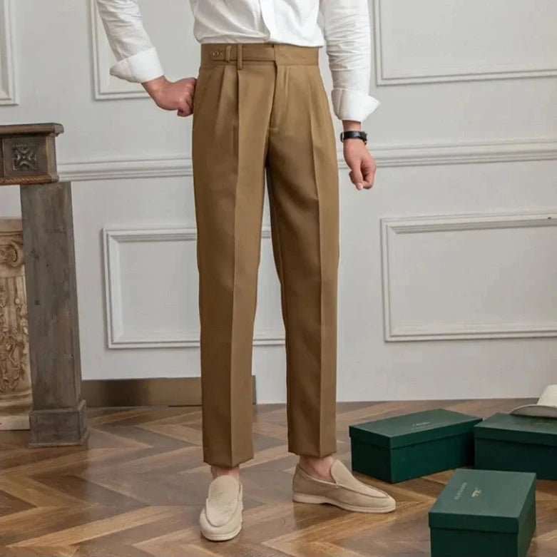 Pantalón de Vestir con Patrón Pata de Gallo
