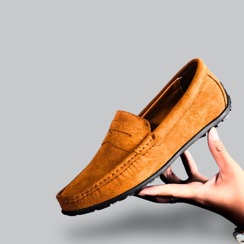 Mocasines de Gamuza Slip-On para Hombre