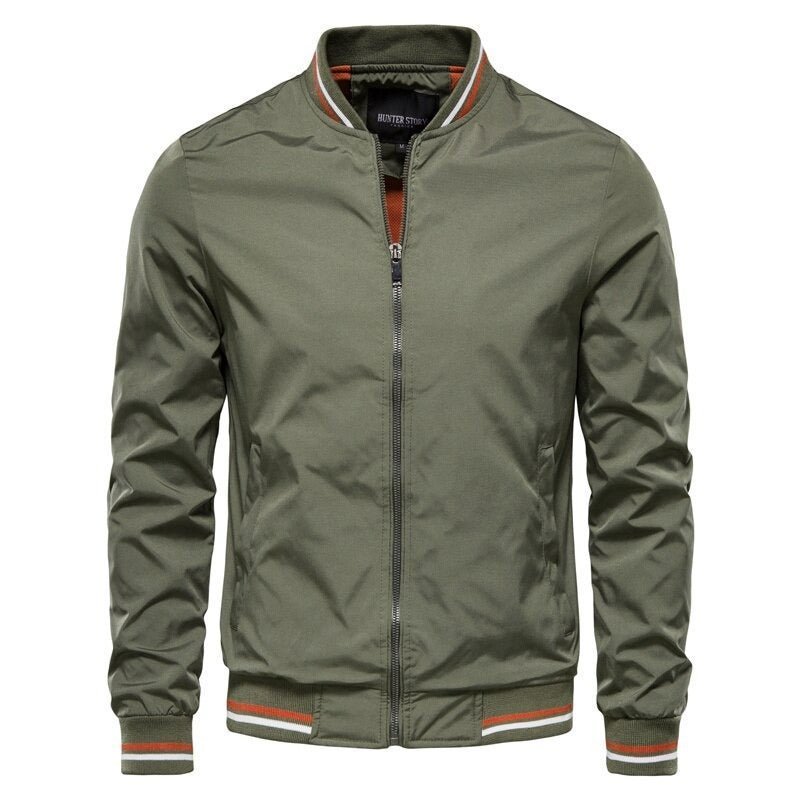 Chamarra Bomber de Gamuza para Hombre