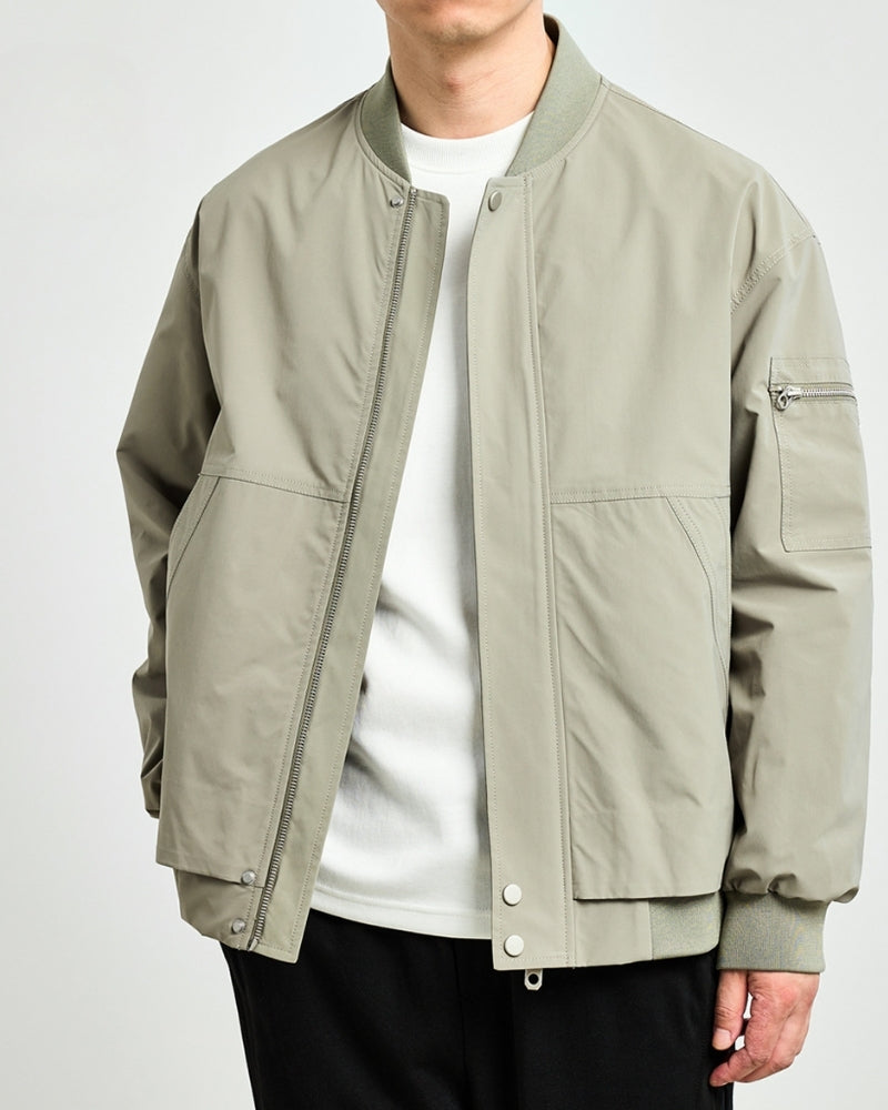 Chamarra Bomber Minimalista para Hombre