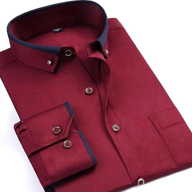 Camisa Clásica de Manga Larga para Hombre