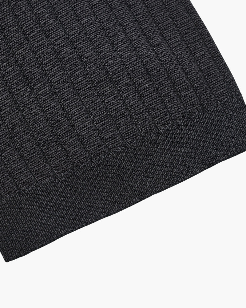 Polo de Punto Acanalado para Hombre