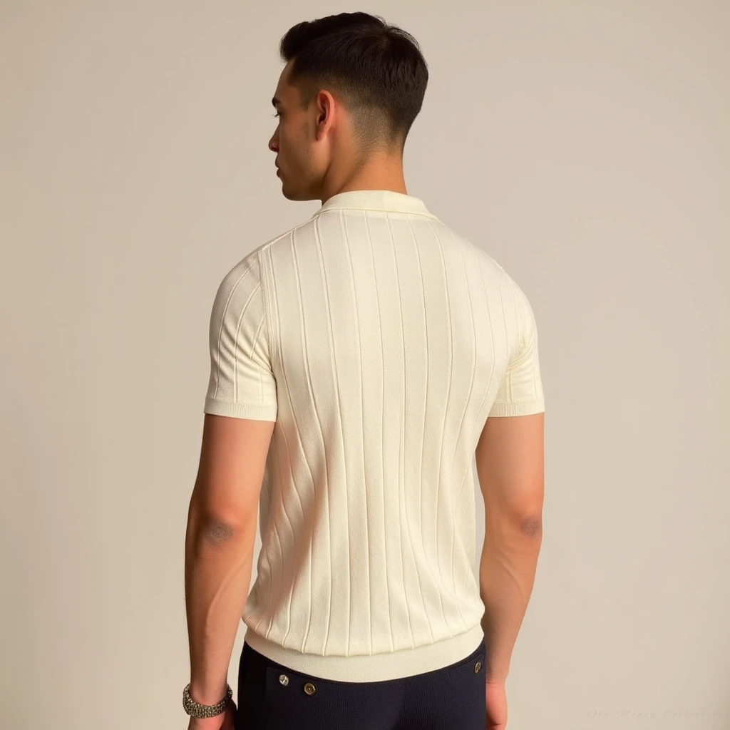 Playera Polo de Punto para Hombre