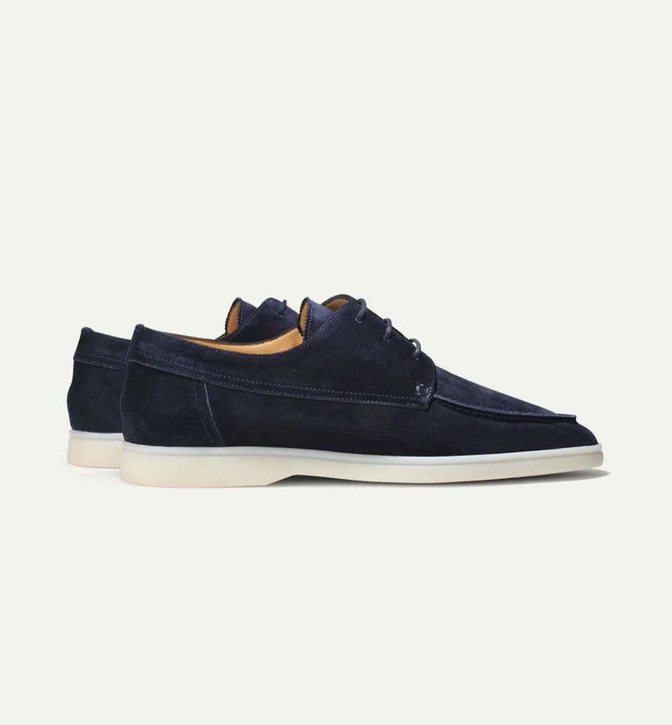 Mocasines de Piel con Suela de Goma para Hombre