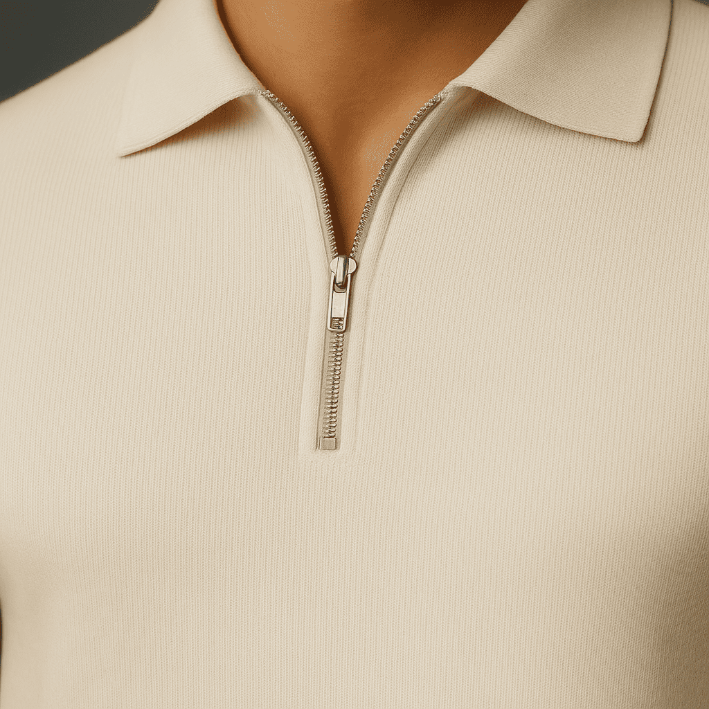 Conjunto de Polo y Short de Punto Waffle