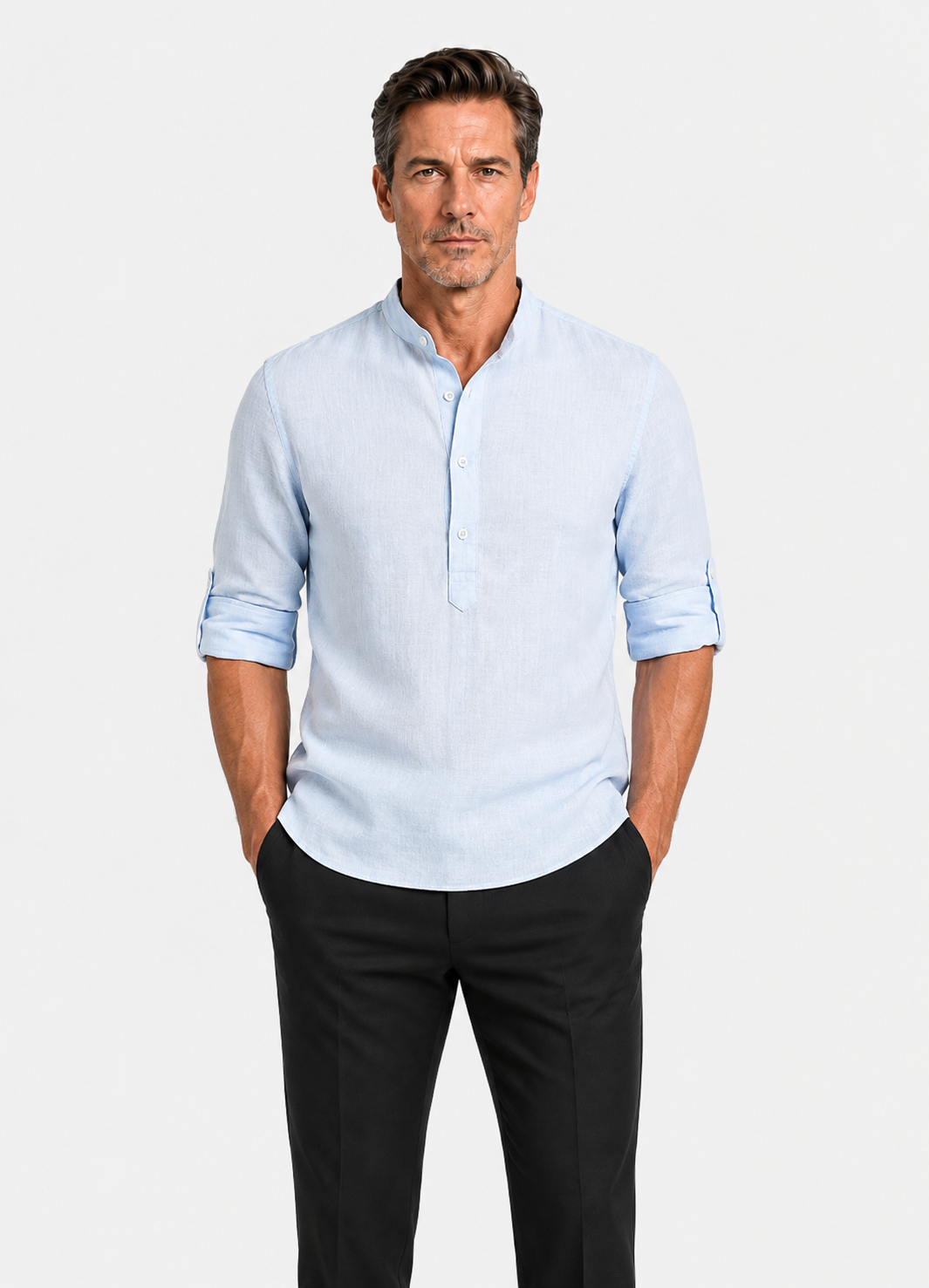 Camisa de Lino para Hombre Verano