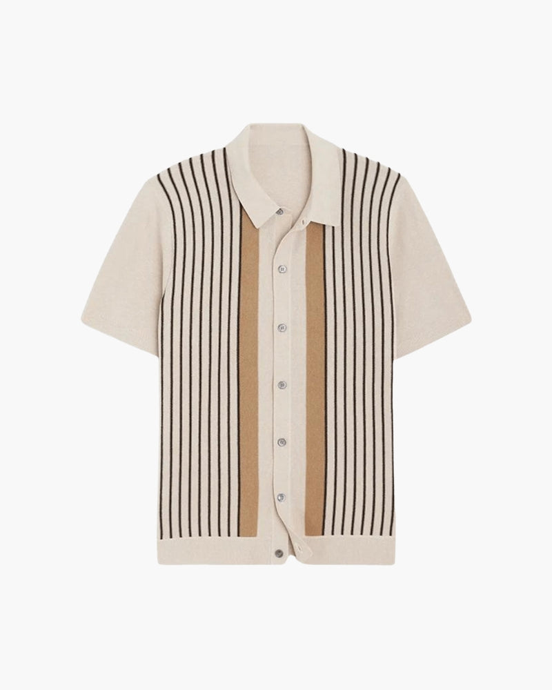 Set de Polo, Pantalón de Lino y Collar
