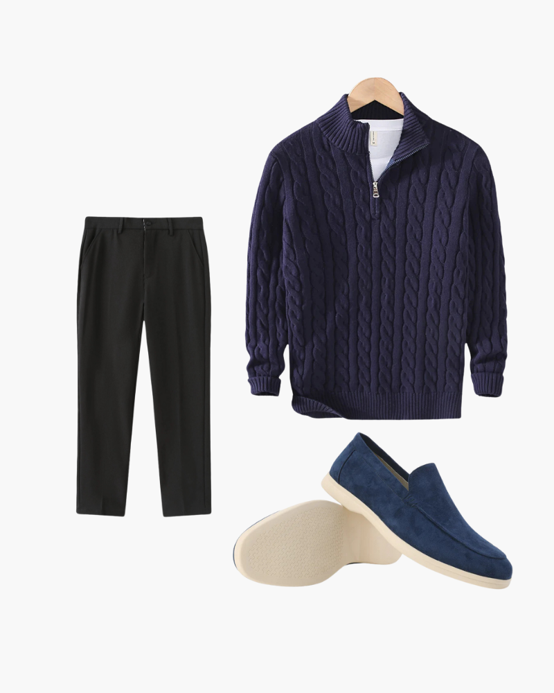 Set de Suéter, Pantalón y Mocasines