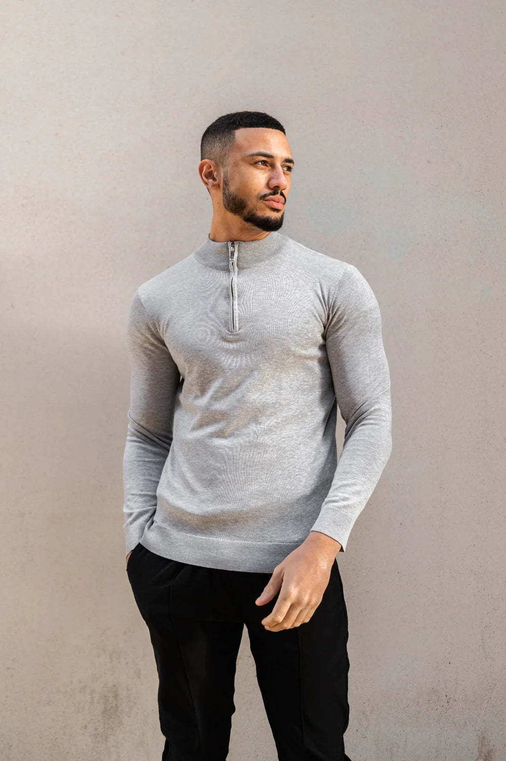 Suéter Half-Zip Versátil para Hombre