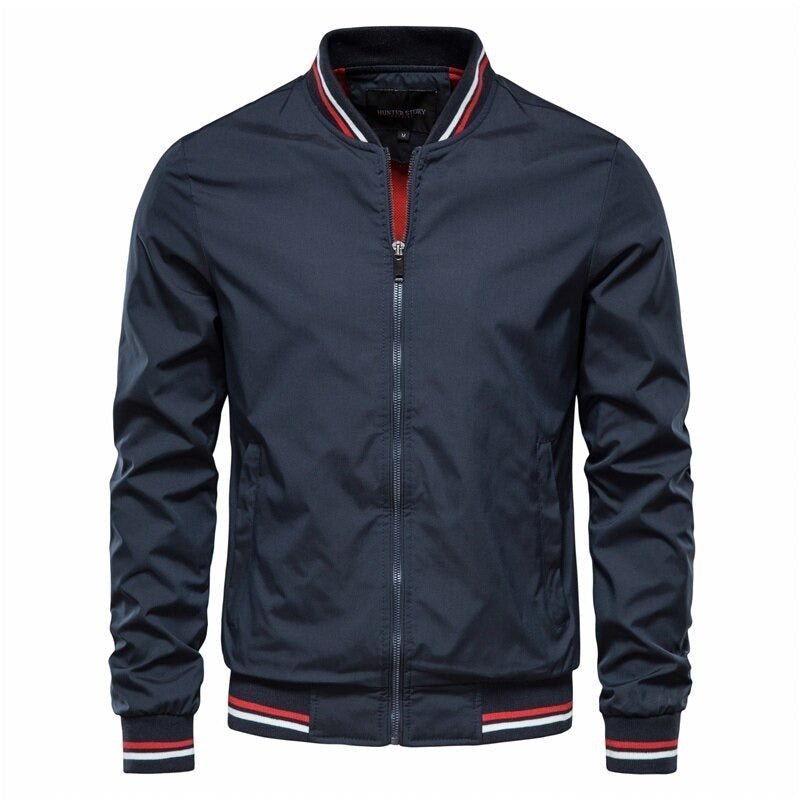 Chamarra Bomber de Gamuza para Hombre