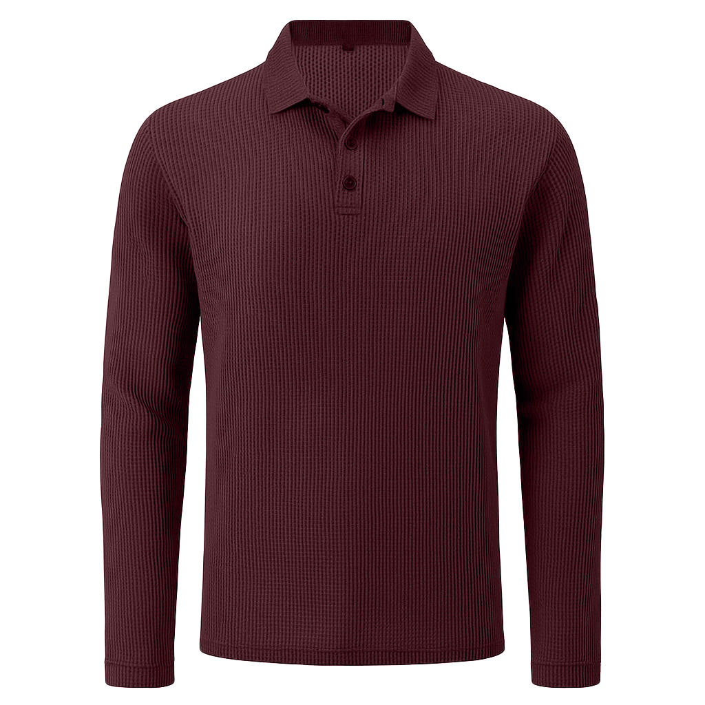 Playera Polo Manga Larga para Hombre