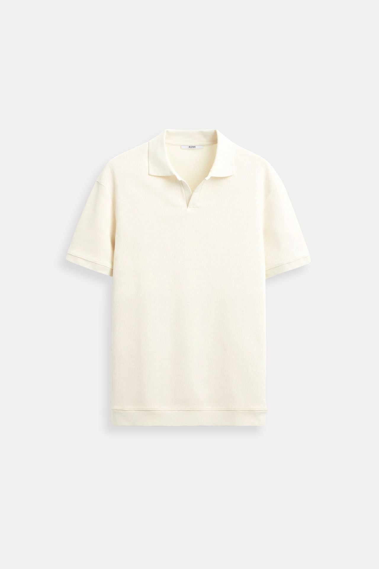 Polo Estructurado de Algodón para Hombre