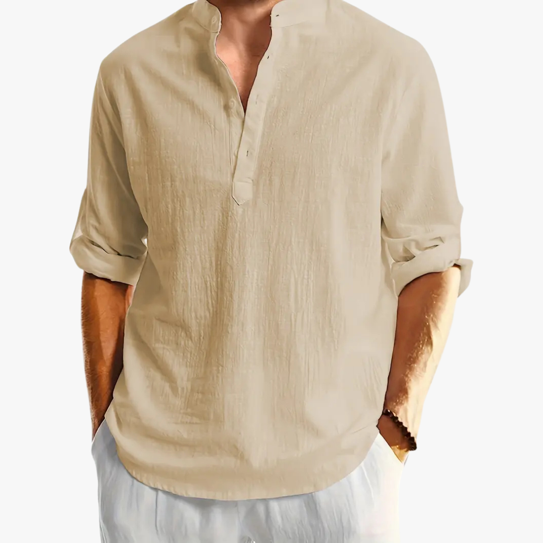 Camisa de Lino para Hombre Verano