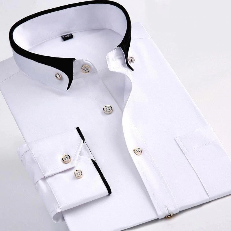 Camisa Clásica de Manga Larga para Hombre