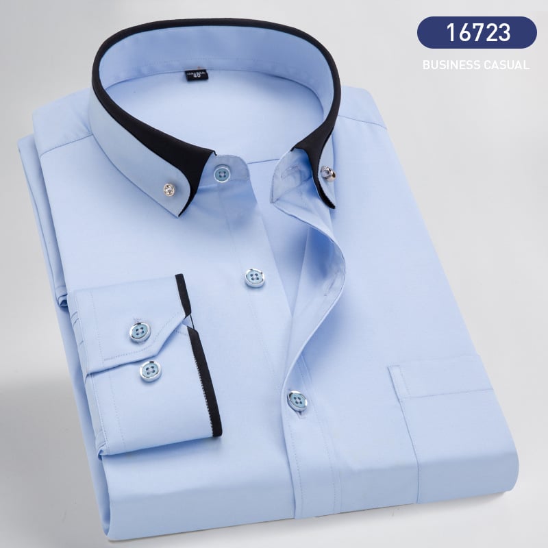 Camisa Clásica de Manga Larga para Hombre