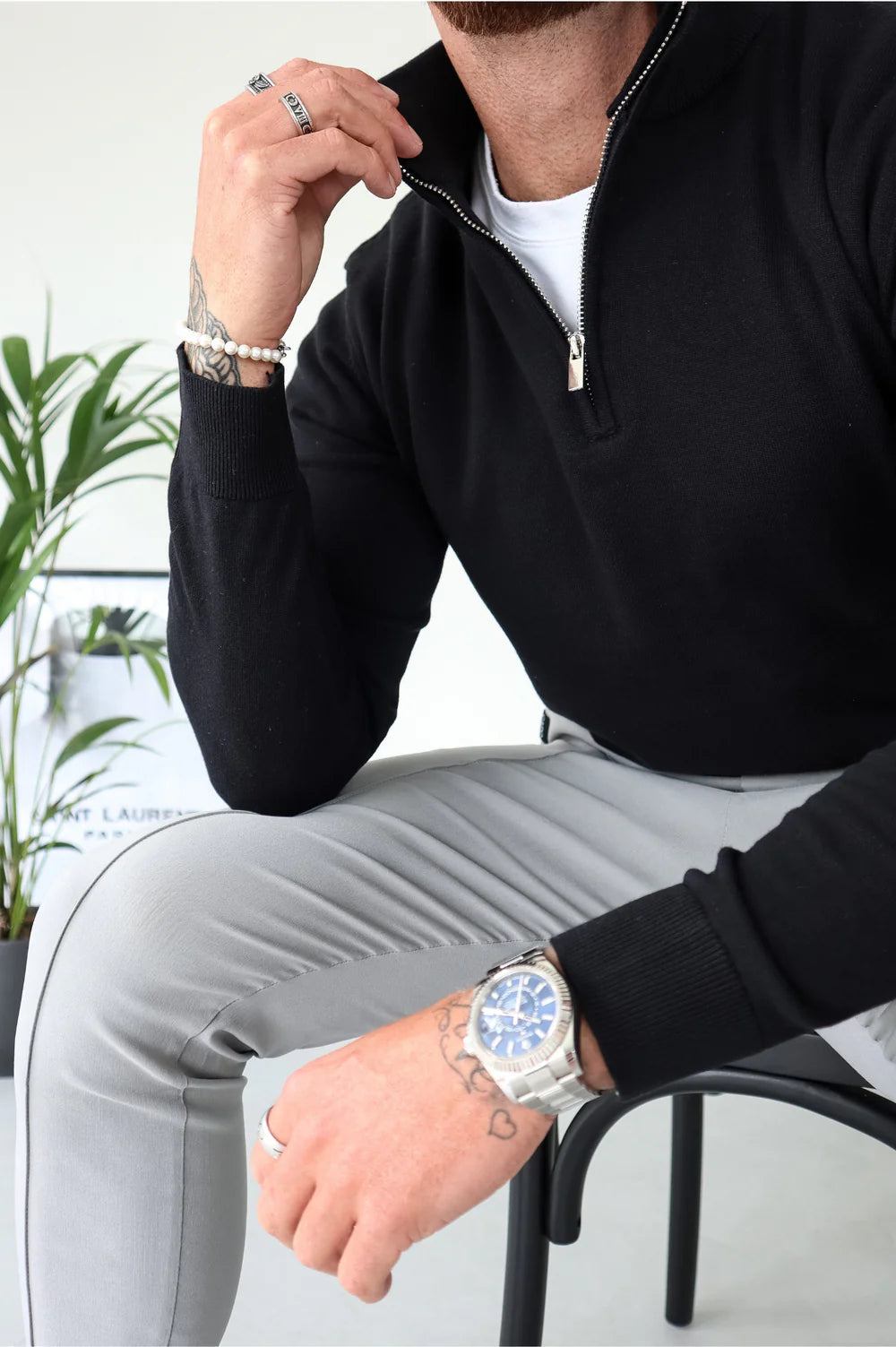 Suéter Half-Zip Versátil para Hombre