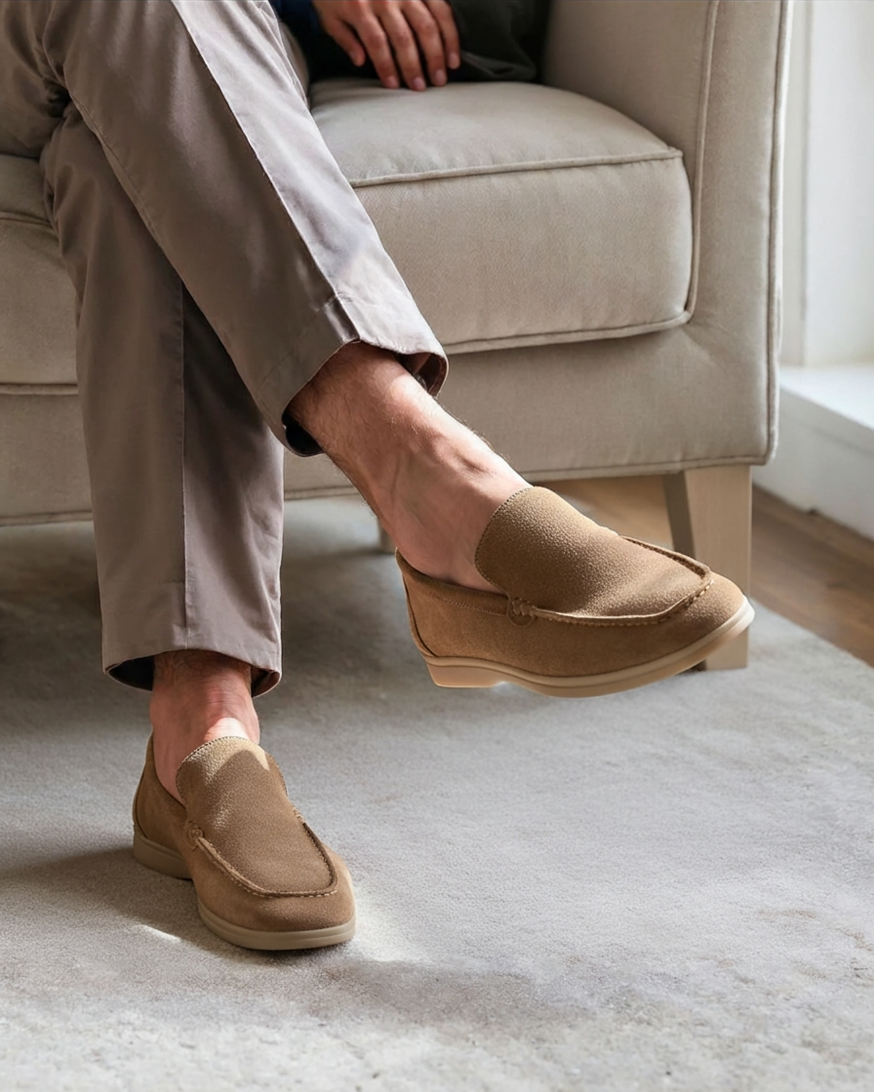 Mocasines Premium de Gamuza para Hombre