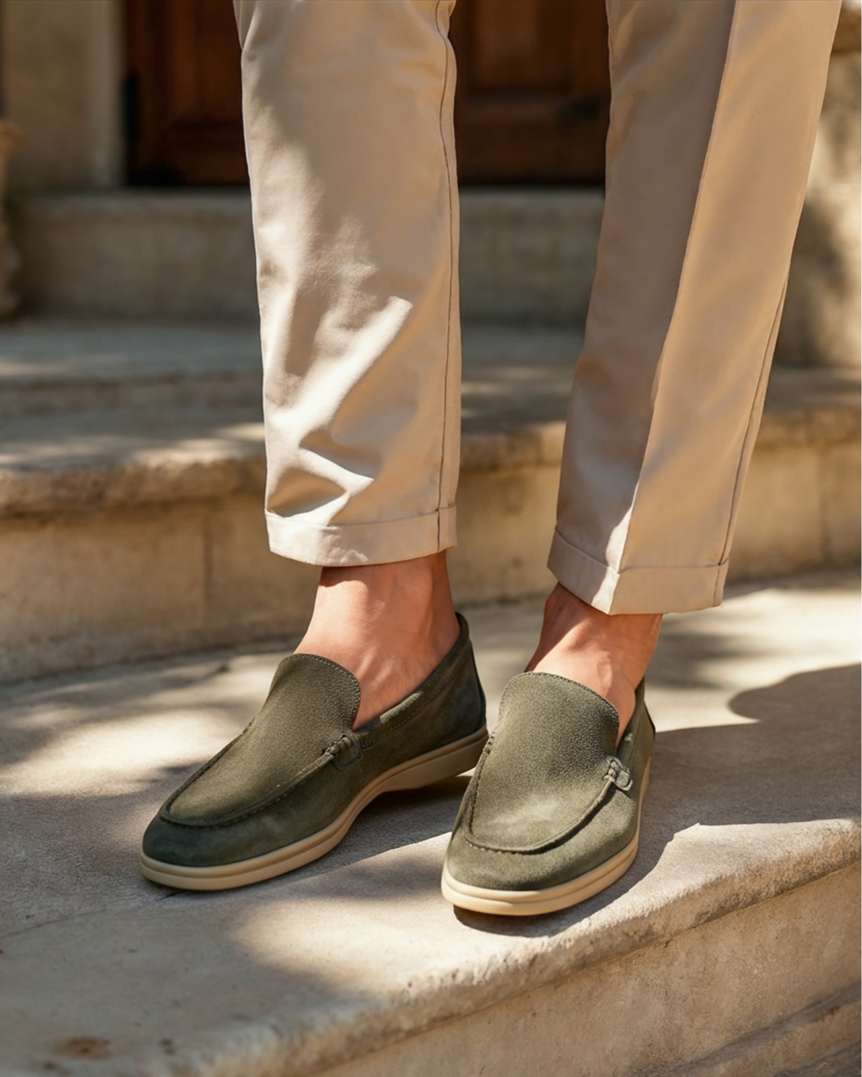 Mocasines Premium de Gamuza para Hombre
