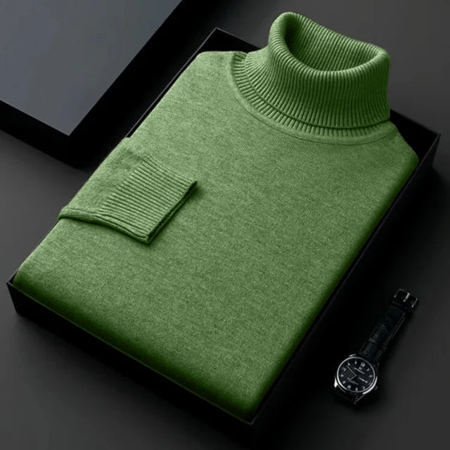 Suéter de Cuello Alto para Hombre