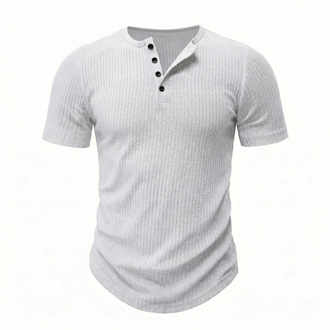 Playera Henley para Hombre
