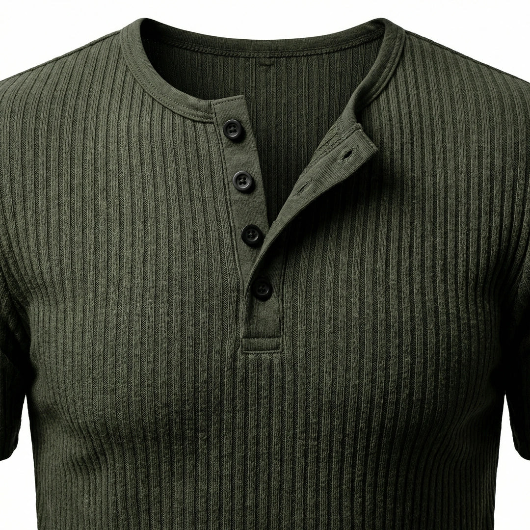 Playera Henley para Hombre