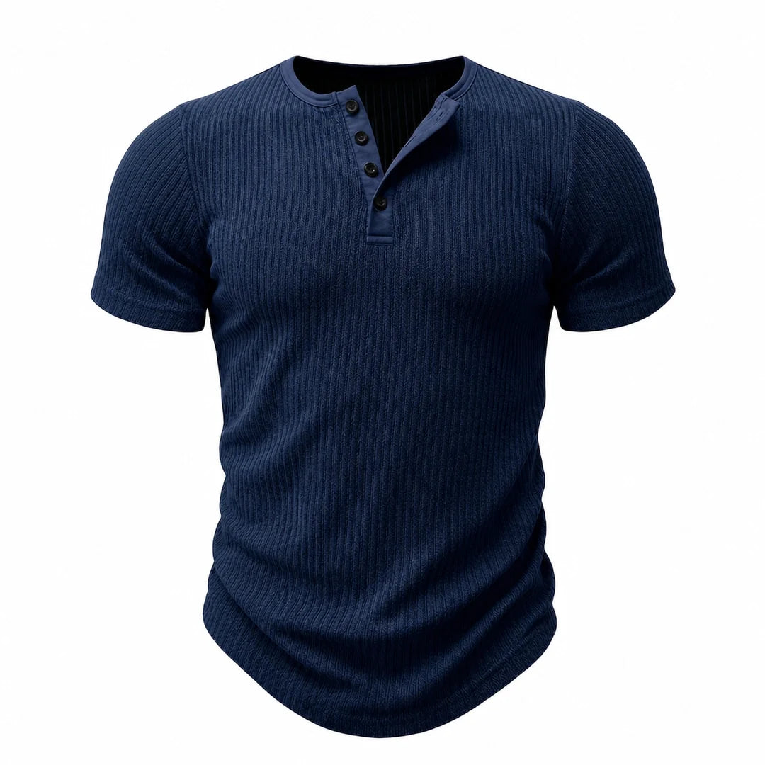 Playera Henley para Hombre