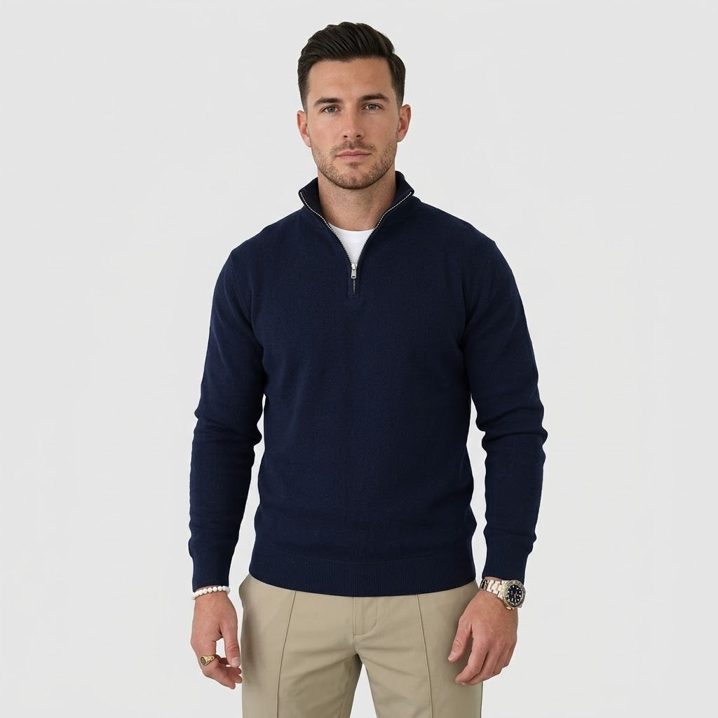 Suéter Half-Zip Versátil para Hombre